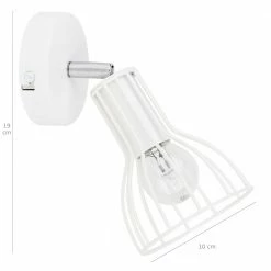 Spot-Light schwenkbarer Wandspot, 1-flammige Wandleuchte, Cagelight, E14, weiß o. schwarz -Wandleuchten Verkaufsladen weiwandspot1flammige wandleuchteschwenkbarcagelighte14 27431024 spotlight 2743102