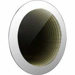 GLOBO würfelförmige LED Wandleuchte aus Spiegel mit Lichteffekt Wandlampe ø 45 cm