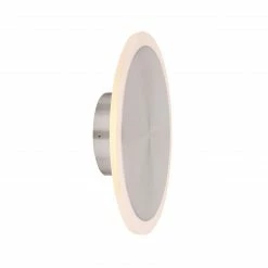 GLOBO würfelförmige LED Wandleuchte matt Scheibe nur für Wandmontage geeignet Wandlampe weiß ø 24 cm